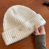 Face showing Small Bag Head Hat Autumn and Winter Warm Windproof Ear Protection Wool Hat  Big Head Circumference Cold Hat