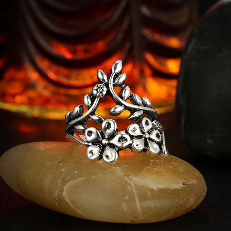 Silver Retro Punk Boho Ring Set 91