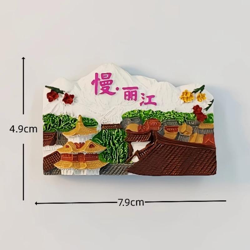 China Fridge Stickers Namtso Jokhang Temple Tourist Souvenirs XI An LijiangTibet Fridge Magnets Home Decor Wedding Gifts