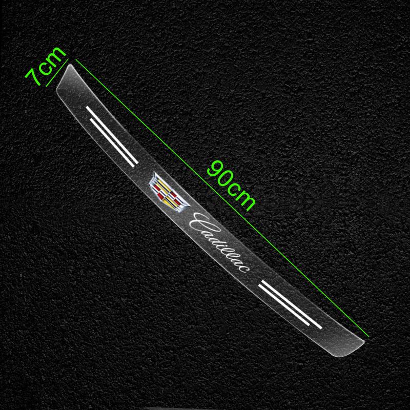 Transparent Car Trunk Badge Protective Sticker Car Accessories For Cadillac CTS STS DTS SRX XLR ATX Escalade Seville Tiburon