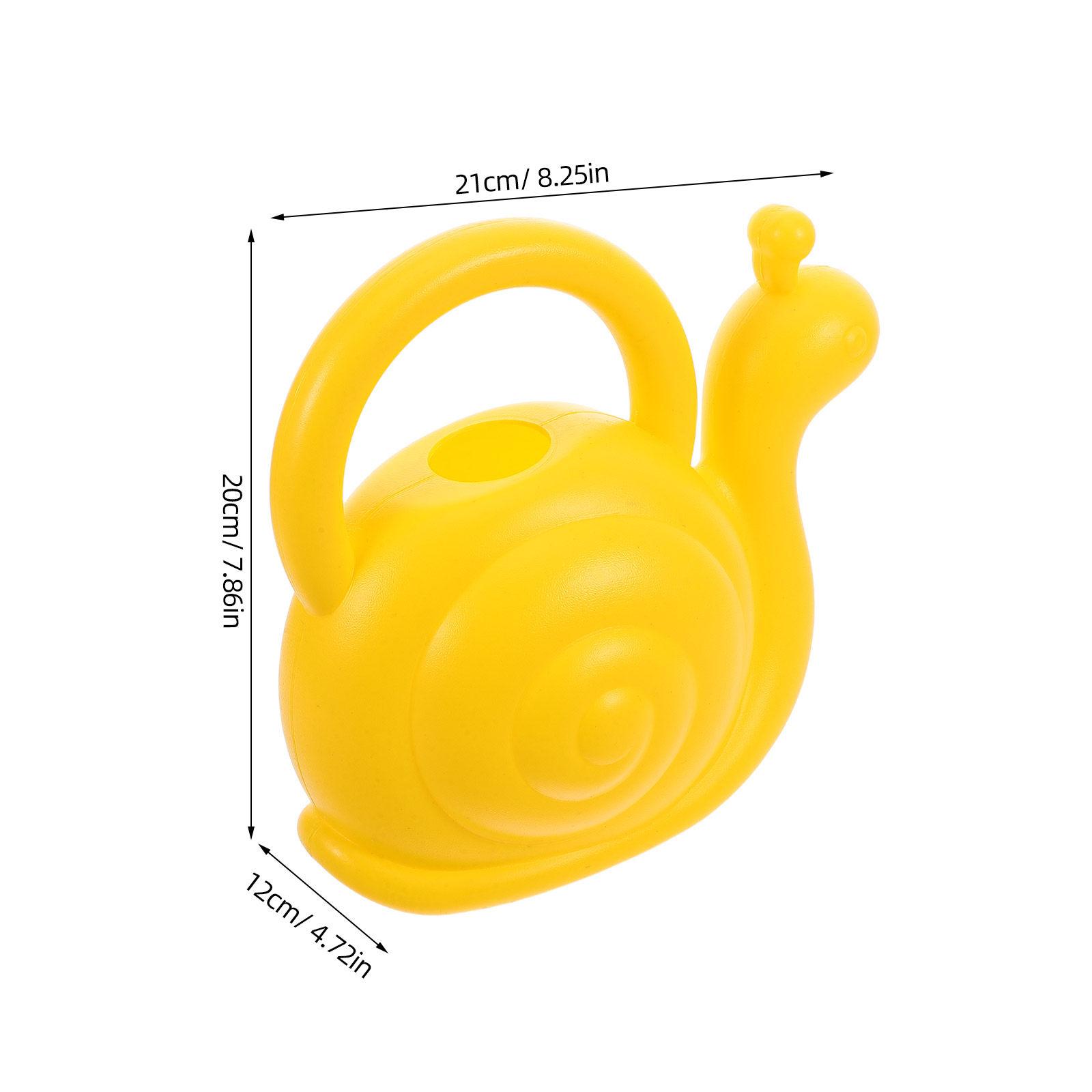 

Bright Candy Colored Cartoon Watering Can for Sturdy Plastic Lightweight Portable Ideal for Home Beach Gardening жёлтый