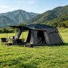 4/8/12-Person Outdoor Camping Tent with Extendable Canopy: Mosquito-proof, Waterproof, and UV-resistant; Well-ventilated and Breathable