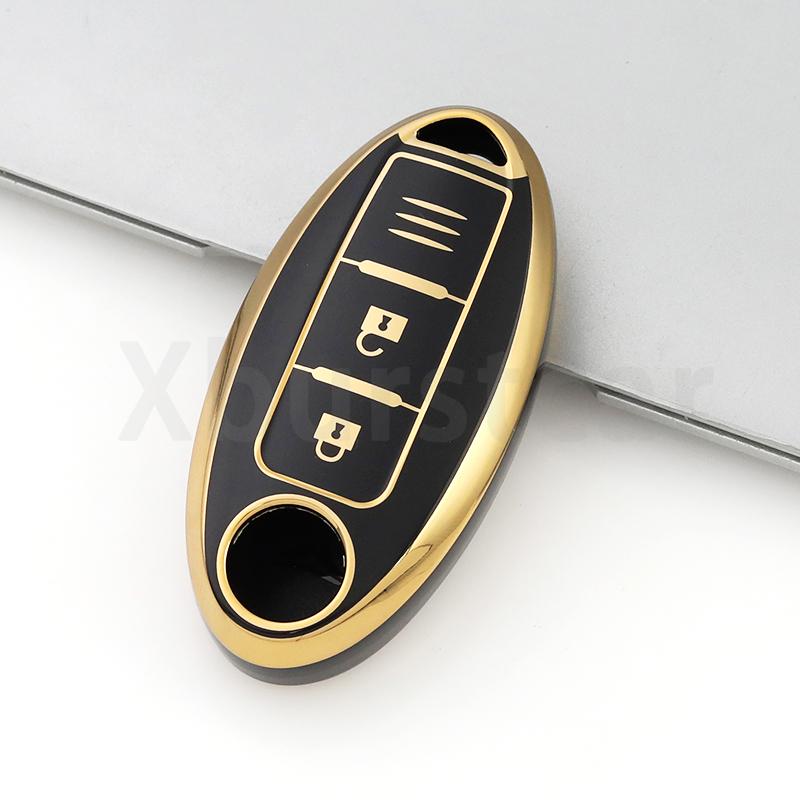 3 Buttons For Nissan Qashqai Juke J10 J11 X-Trail T32 T31 Kicks Tiida Pathfinder Note TPU Car Remote Key Case Cover Shell Fob