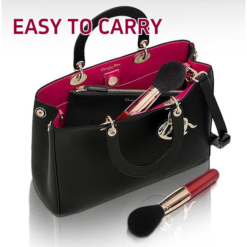 Makeup Brush Vibrator for Women, Discreet Clitoral Stimulator with Powerful Vibrations, USB Rechargeable Travel Sex Toy