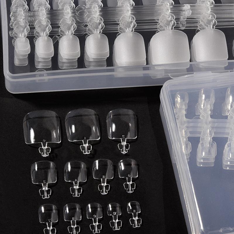 240 Buc. Unghii de la picioare Acoperire Completă Pătrate Vârfuri Unghii False