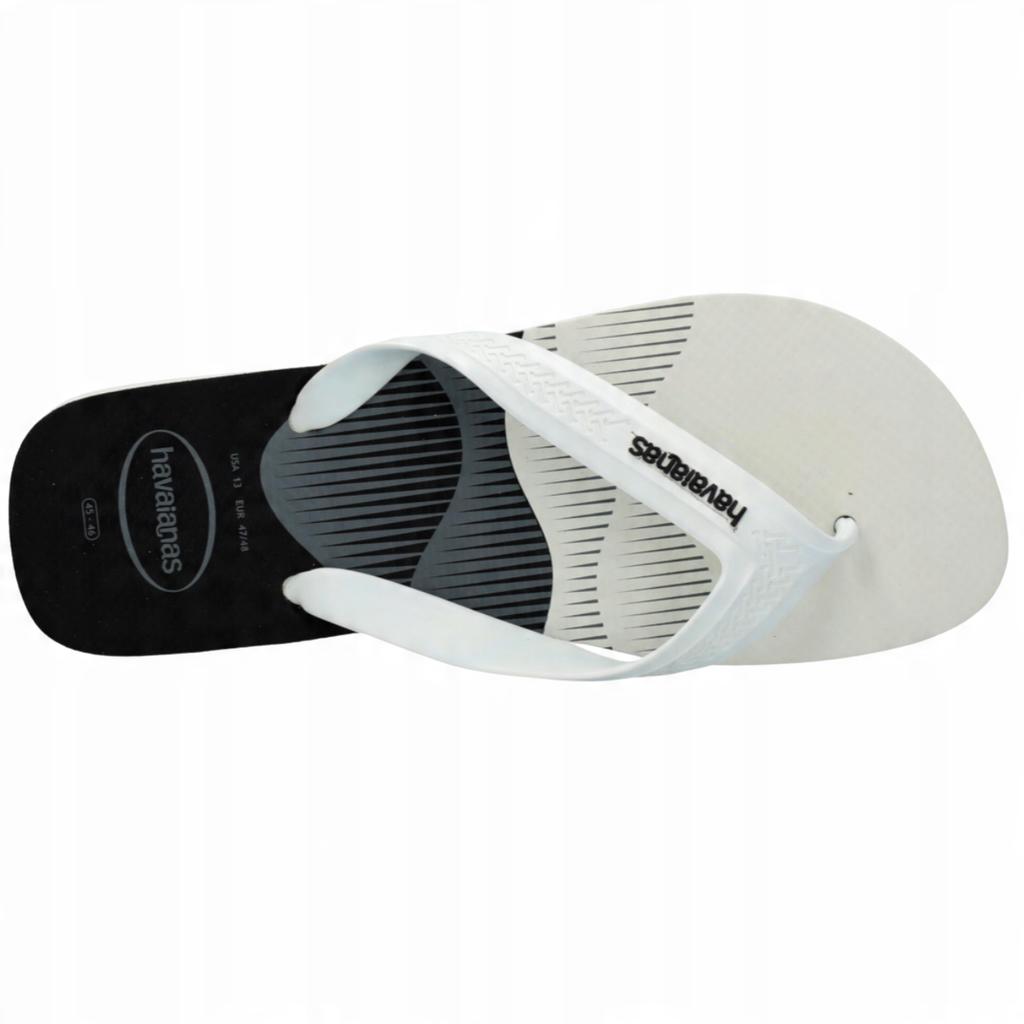 Klapki havaianas top max basic branco wygodne japonki na plażę 47/48