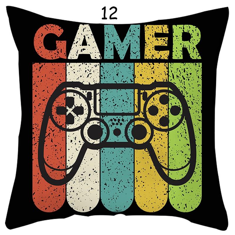 Gift for Boy Gamer Print Pillowcase Bedroom Decorative Polyester Cushion Cover  Pillows Decor Home Linen Pillow Case