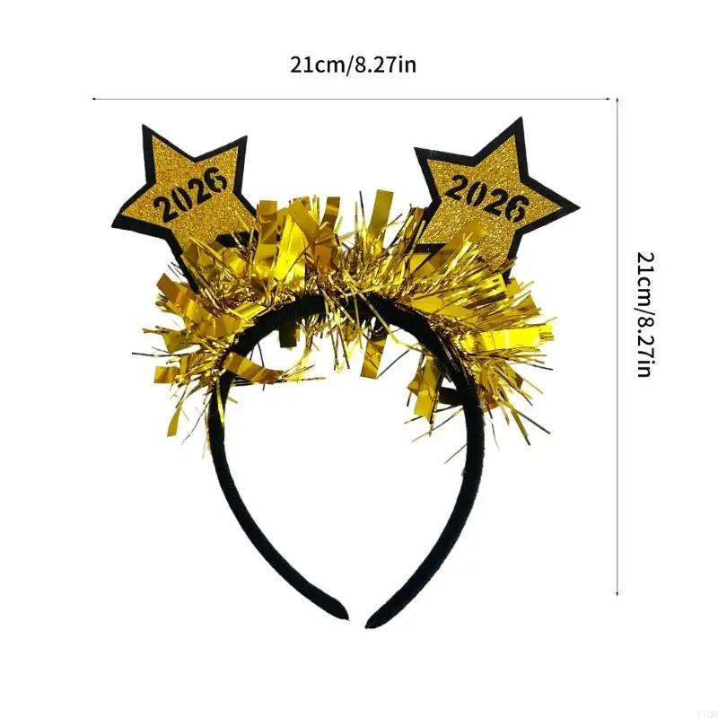 Christmas Star Hair Hoop Festival Headbands For Women Girls Holiday Celebration