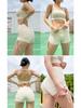 High-Waisted No-Line Yoga Shorts with Drawstring - Nude Feel, Hip Lift, Three-Point Style for Women