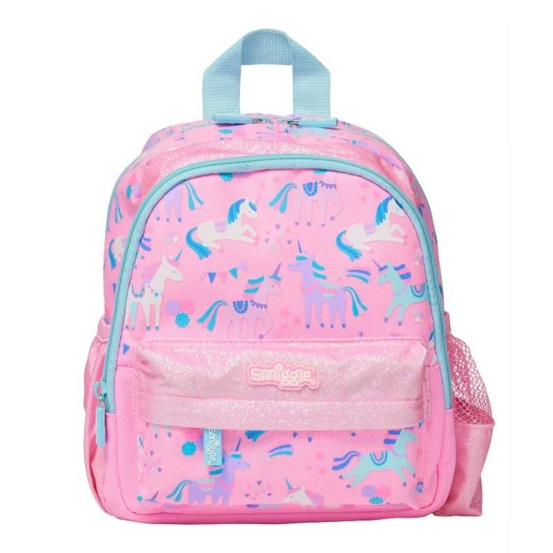 Zaino Smiggle per Bambini Animali per Bambini e Bambine della Scuola dell'Infanzia con Design in Tela Resistente Personaggi Speciali Inclusi