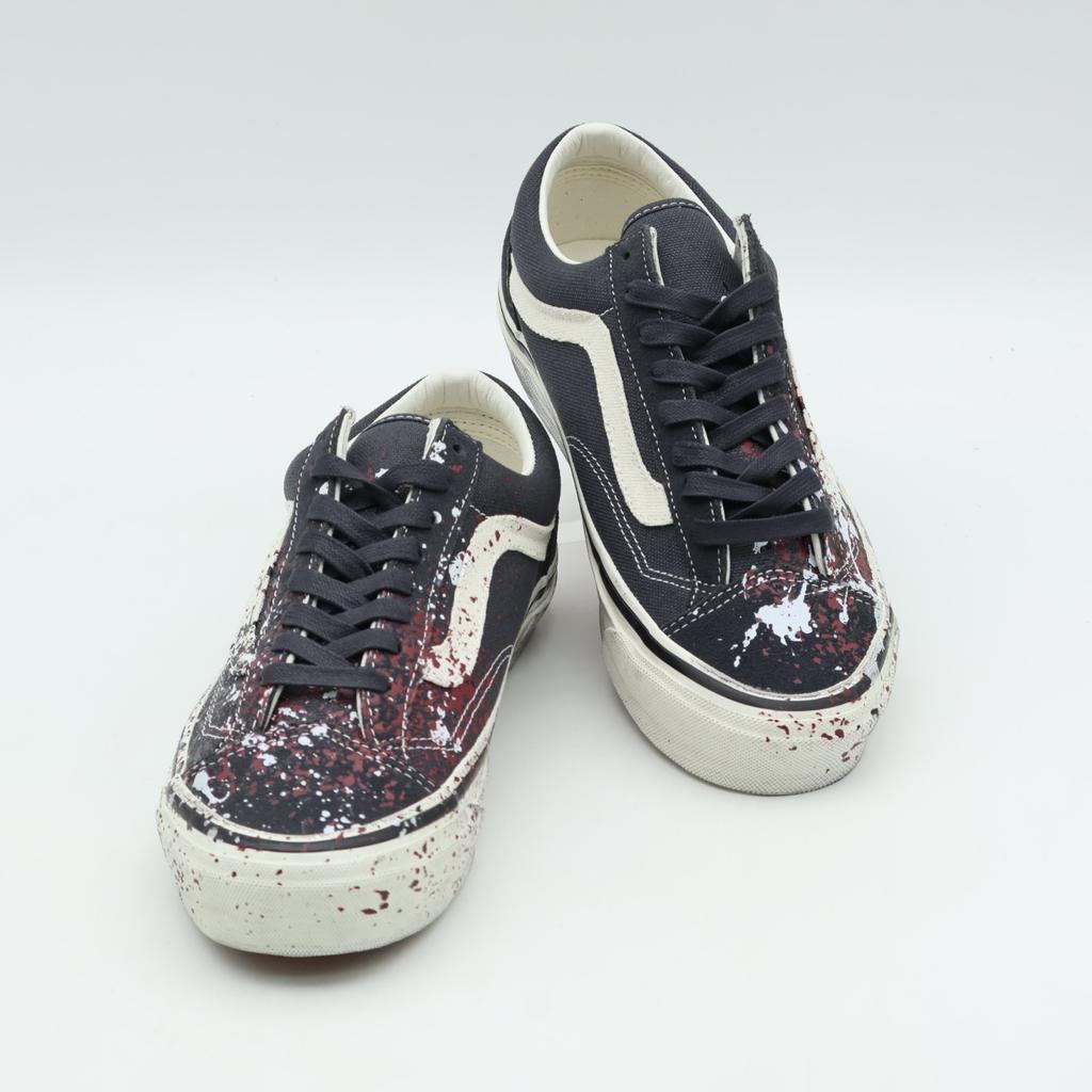 VN000D9RH91 VANS PREMIUM OLD SKOOL 36a PAINT SPLATTER CHARCOAL GREYa