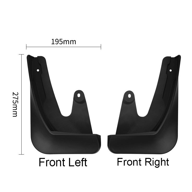 4pcs Mudguards For BYD Seal U EV Sealion 6 PHEV 2025 Mud Flaps Splash Guards Fender Dirt Protection Winter Sediment