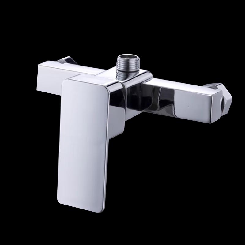 Concealed Wall-Mounted Square Shower Faucet