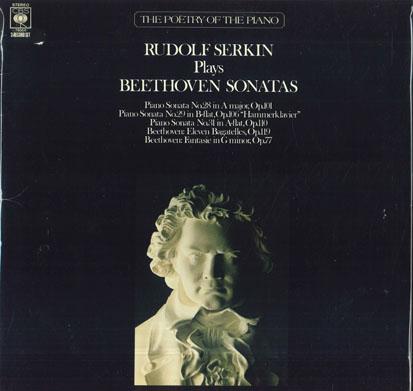 

LP Record RUDOLF SERKIN Beethoven Piano Sonata No. 28 In A 79004 CBS 1978 UK Classical Used