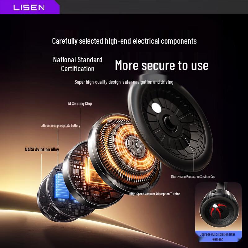 Lisen Universal Magnetic Suction Car Phone Mount