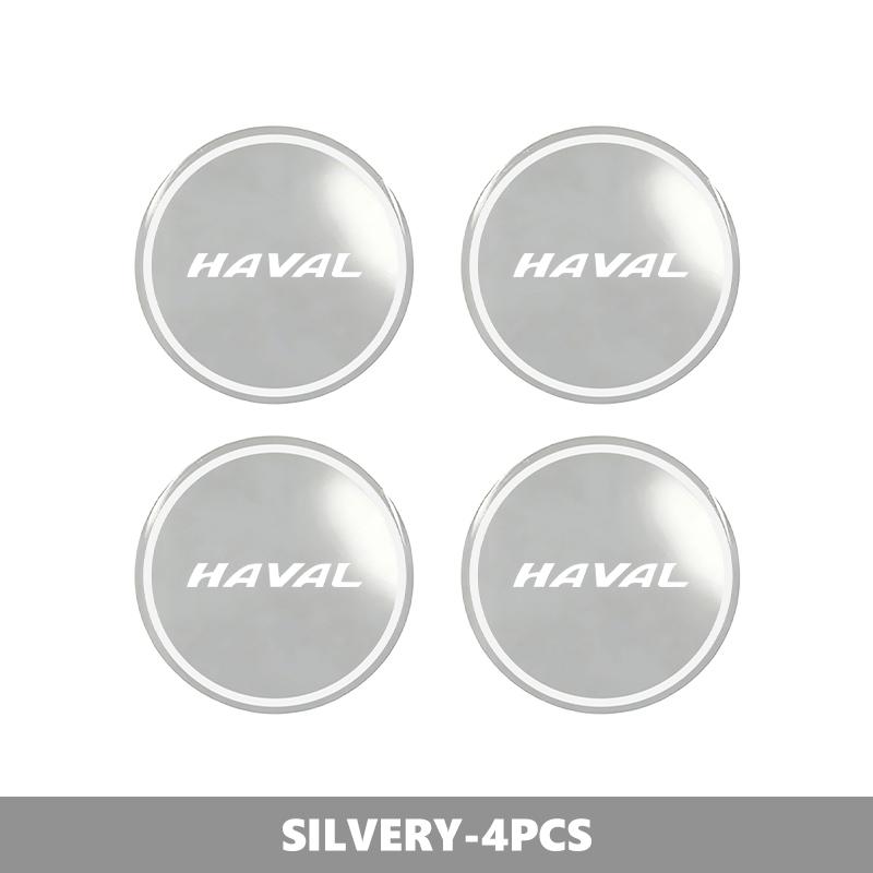 Aluminium Emblem Car Wheel Center Cover Sticker Hub Caps Decal For Haval H5 H7 H8 H9 M4 M6 F5 F9 F7X F7H H2S Jolion Great Wall