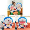 Adorable And Soft Doraemon Plush Toy Blue Fat Cat Doll In Popcorn Style For Kids