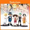5pcs One Piece Role Pvc Toy Model Desktop Decoration Children Gift Christmas