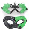 Cross-border Sexy Lace Eye Mask with Pointed Tips for Halloween & Christmas Masquerade