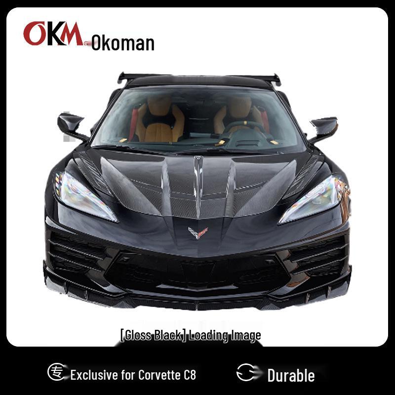 Chevrolet Corvette C8 Front Lip Splitter 2020-2024, Three-Section Design