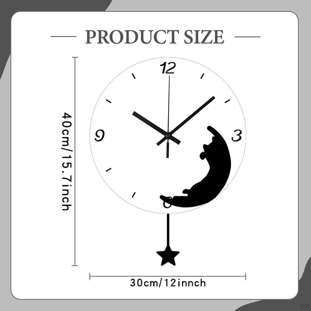Uhr Dekor Modern Mode Vielseitig Stumm Entzückendes Ornament Dekorativ für Küche Studio Kinder