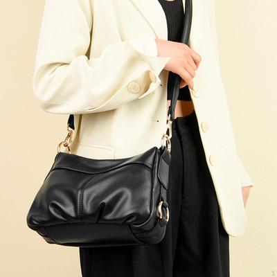 Women's Leather Shoulder Bag Fashion Handbag for , Street Commuting