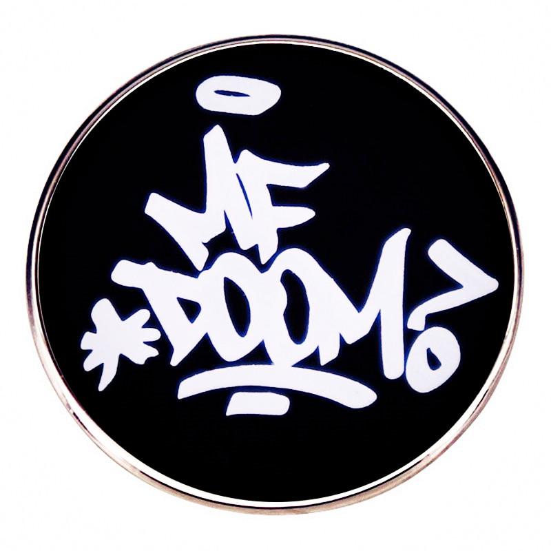 

MF DOOM Metal Brooch: Hip Hop Punk Rapper Pin Accessory