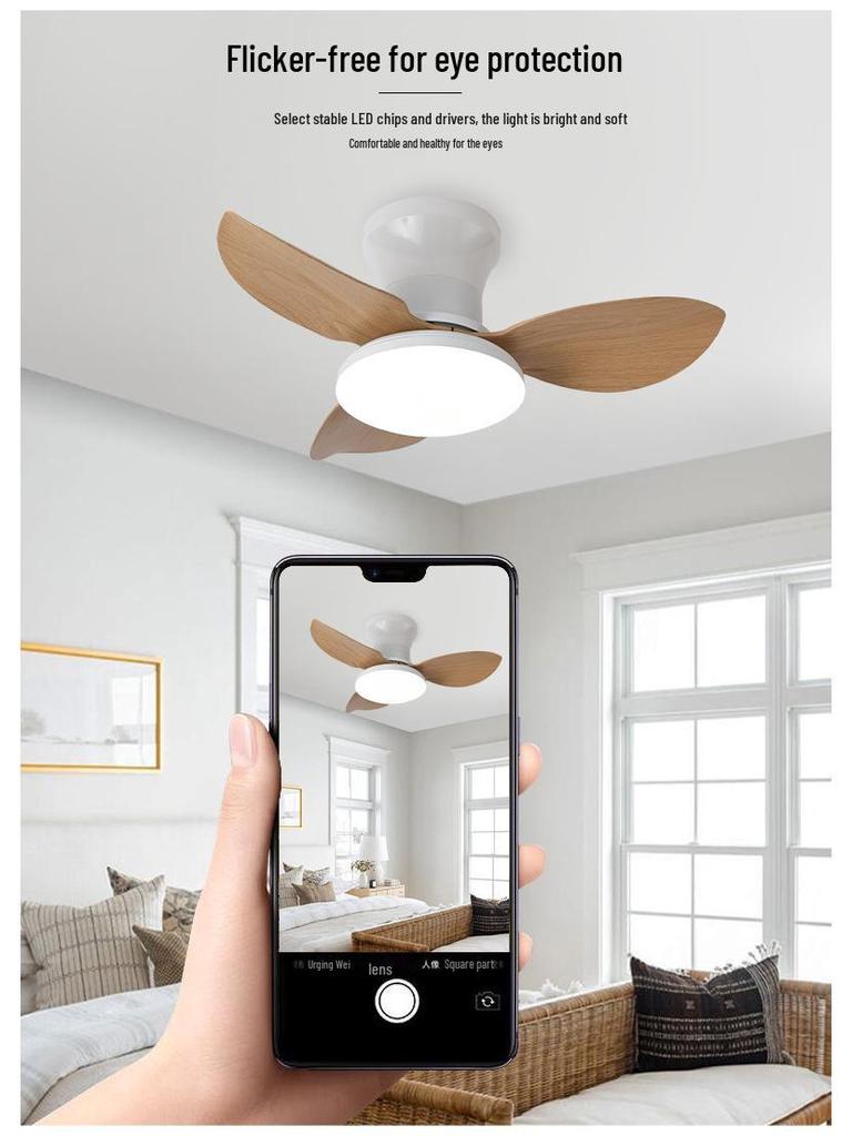 2024 Japanese-Style Fan Chandelier: Modern Lighting for Dining, Study, and Bedroom Spaces