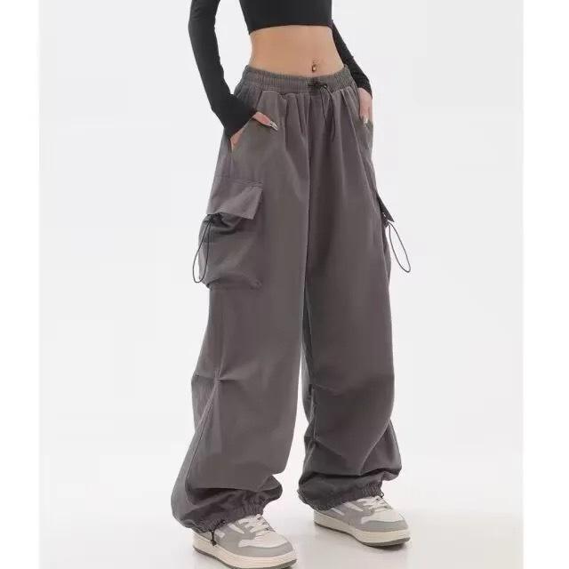 European and American Retro Multi-pocket Overalls Men's and Women's Summer Design Loose Straight Casual Pants