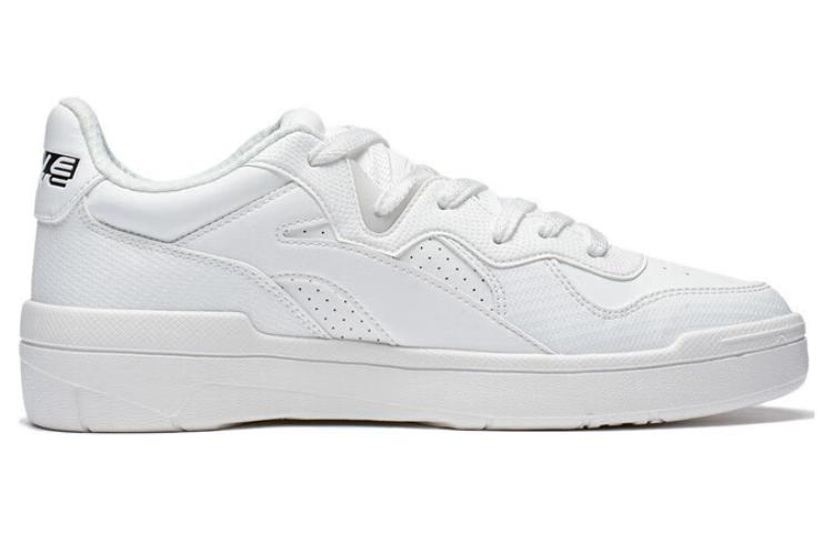 Li Ning Wave LITE| Slip Resistant Low top Skateboard Shoes Men's White Gray AGCT115-1