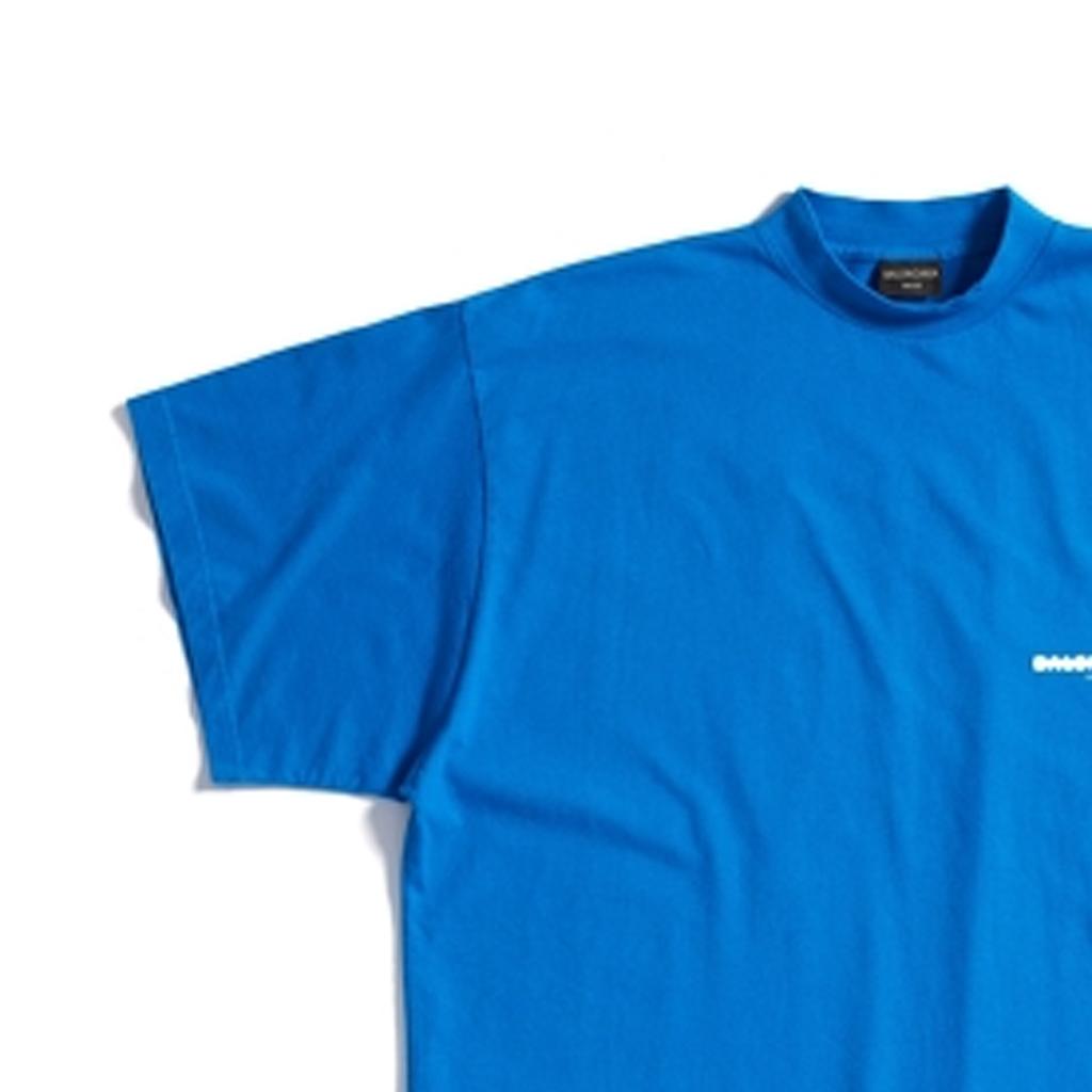 Balenciaga SS23 T Shirt Loose Fit Men's Blue 712398TMVJ64024