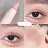 Lidschatten Liegender Seidenraupen-Highlighter-Stift Koreanisches Augen-Make-up Mattweiße Perle Hochglänzender aufhellender Glitzer-Lidschattenstift