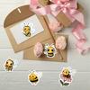 500pcs Cute Cartoon Bee Roll Stickers | Creative Simple Animal Decorations for Back-to-School Season Gifts,Mobile Phone