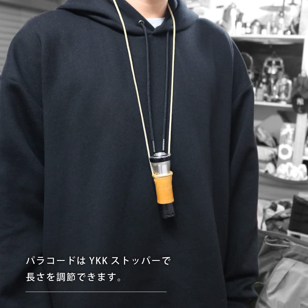 DUCKNOT MY ZERO Holder My Zero Holder Goal Zero Cover Accessory Made In Japan (Light BrownCowhide)