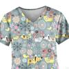 Surgical Shirt for Pet Groomers, Easy to Clean, Elegant, Professional, Short Sleeve, Nurse Work