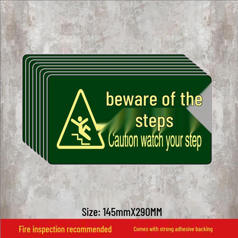 Luminous Self-Adhesive Floor Sticker for Fire Exit and Evacuation Pathway