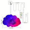Cloud Lights 3D Thunder Cloud LED Ambient Light Remote and APP Control DIY Color Changing Light Lamp for Game Room Party Club