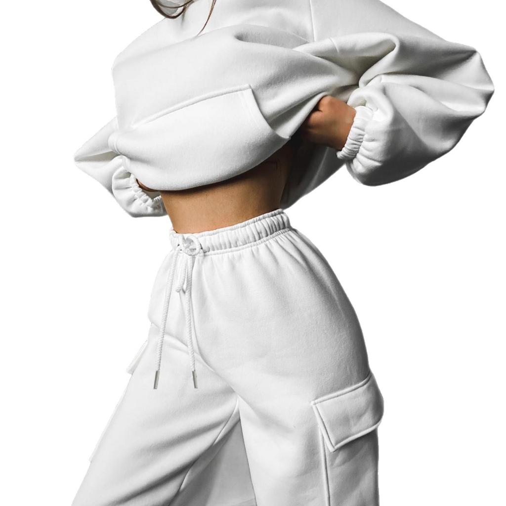 2025 Fall/Winter Women's Fashion Sportswear Casual Hoodie Set