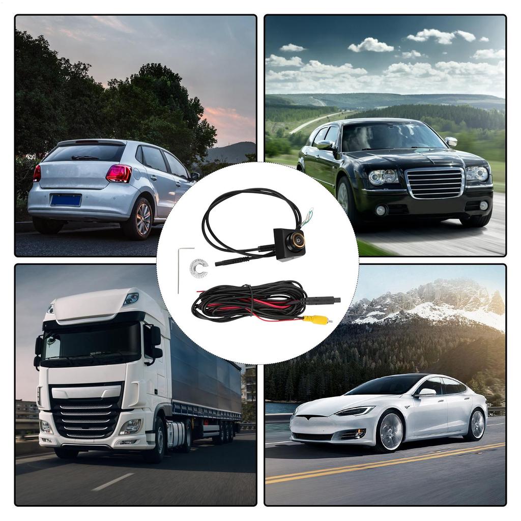 Rear View Camera Rear View Camera For Car Fisheye Lens 720p Night Vision Reversing For Safety Vehicle Auto Rv Bike Trailers