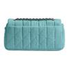 Coach Borsa a Spalla Trapuntata in Denim Tabby 26 Logo Classico Media da Donna Blu