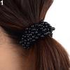 Fashion Women Faux Pearls Beads Hair Band Rope Scrunchie Ponytail Holder