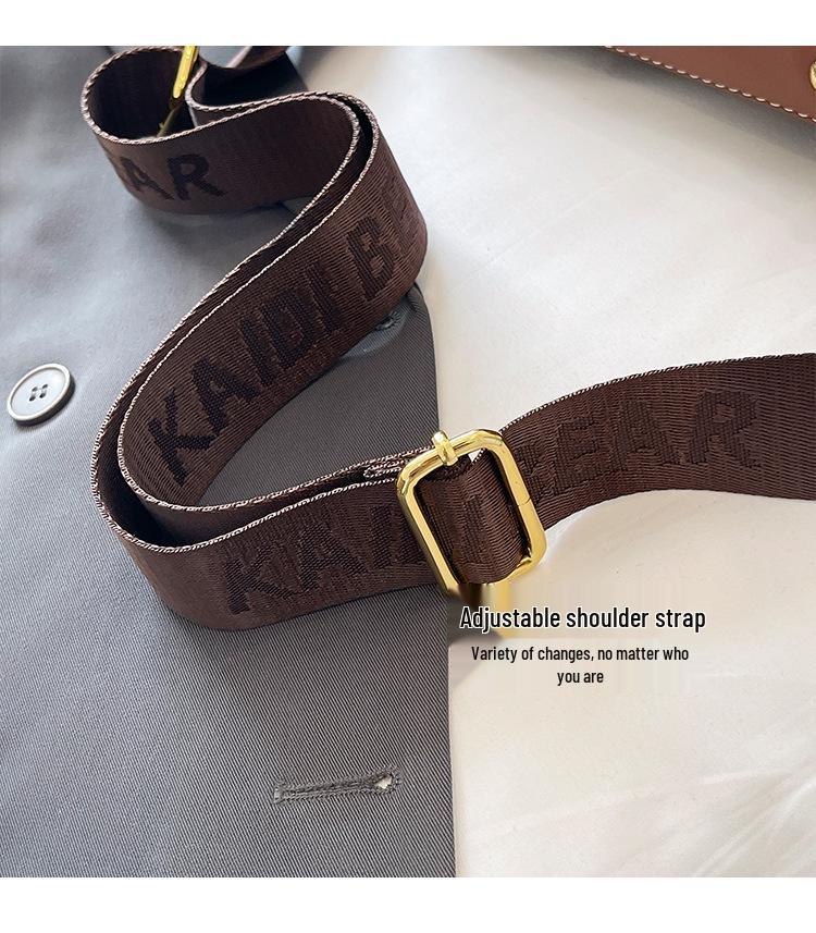 2026 Bear Embroidery Crossbody Bag - Women's Fashion Versatile Shoulder Bag
