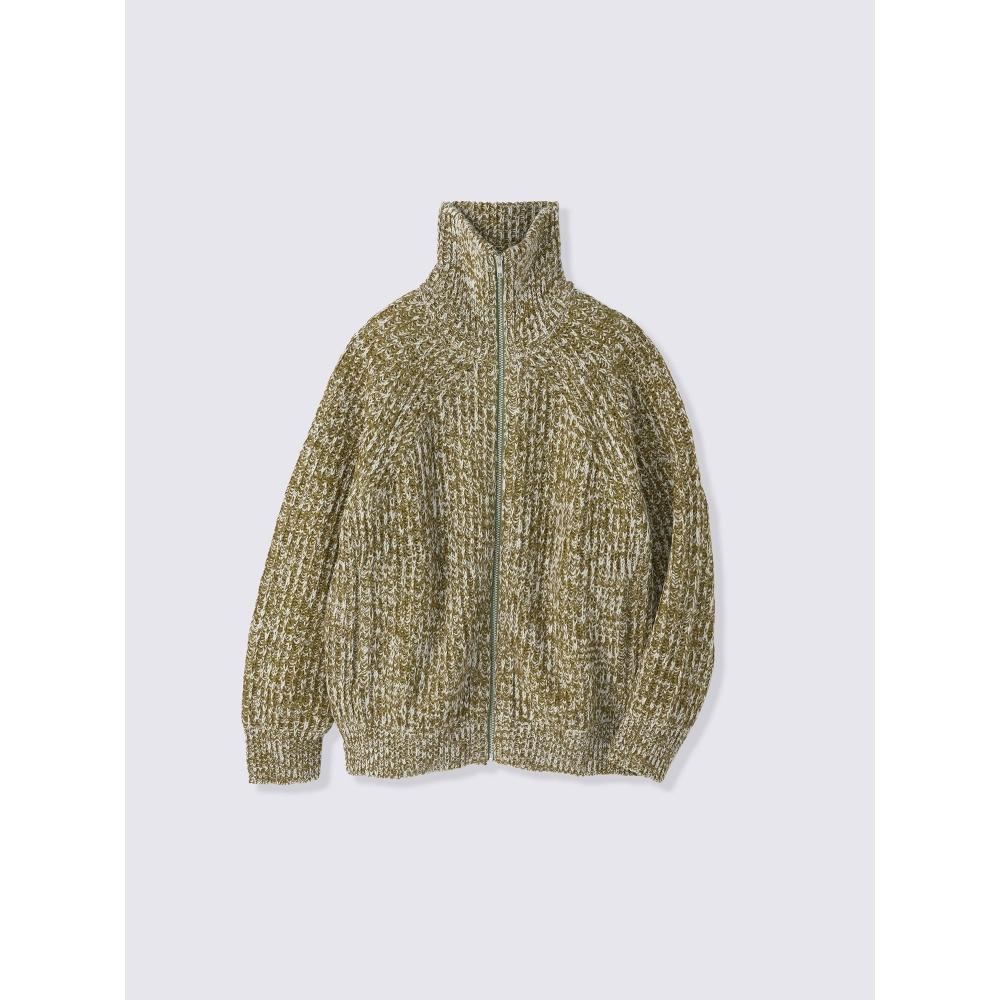Gu By Uniqlo Chunky Knit FUll Zip Jacket Ul