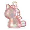 Adorable Acrylic Keychain: Pink Heart Teddy Bear, Bubble Unicorn, and Elephant Charm