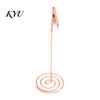 Metal Wire Name Card Stand Place Holder with Spiral Base, Table Numbers Display Wedding Number Holders Rack, Desktop Memo Photo Clip for Weddings And