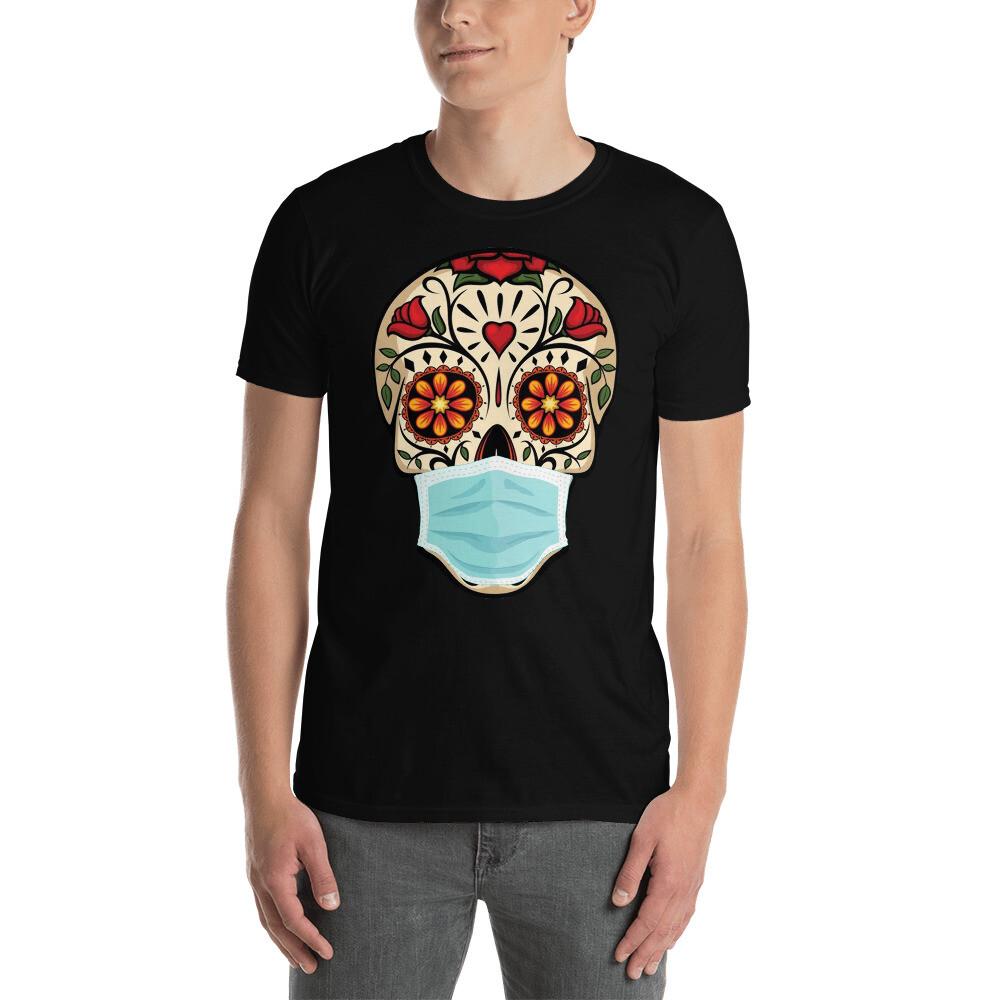 Dia De Los Muertos Sugar Skull Face Covering Day Of The Dead 2023 Gifts T-Shirt S разноцветный
