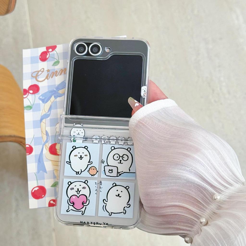 Korean Style Flower Samsung Z Flip7 Drop-Proof Case for Women - Fits Z Flip6, Flip3, Foldable Screen, Creative Design