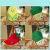 Plush Vegetable Shape Coin Purse With Data Cable Organizer For Kids And Teens