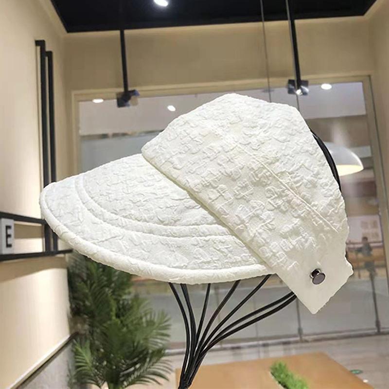 

Летние шляпы для женщин Кепки с открытым верхом Защита от УФ-лучей Корейские Повседневные Защита от солнца Солнечные шляпы Уличная Женская Кепка-утка белый