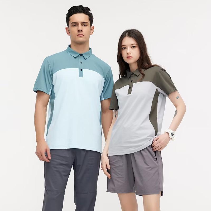 Men's Quick-Dry Short Sleeve Polo Shirt for Sports and Fitness